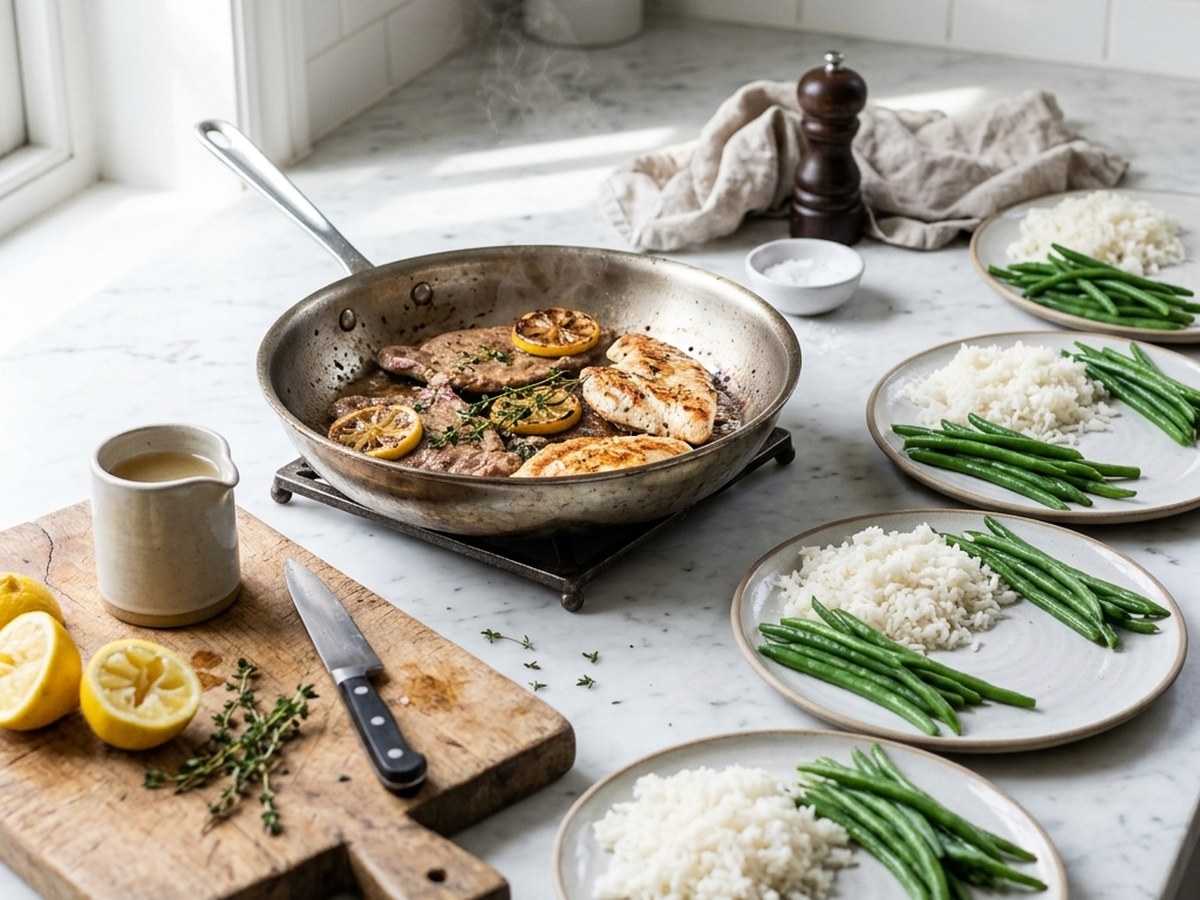 Servir des invités pressés : un repas complet en quarante minutes