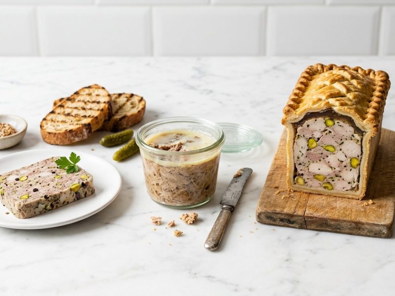 Terrine, rillette, pâté en croûte : ce qui les sépare vraiment