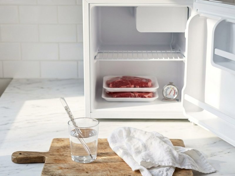 Le réfrigérateur d’appartement en plein été : tenir 4 °C