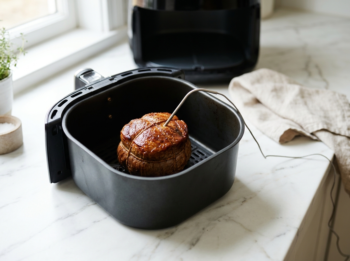 Un rôti à l’air fryer, bœuf ou veau