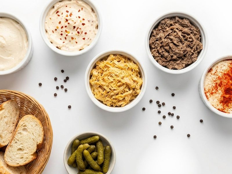 Ramequins de rillettes halal à l’apéritif