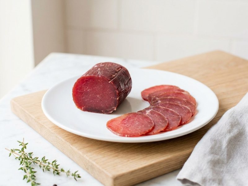 Cecina filet de bœuf, charcuterie halal