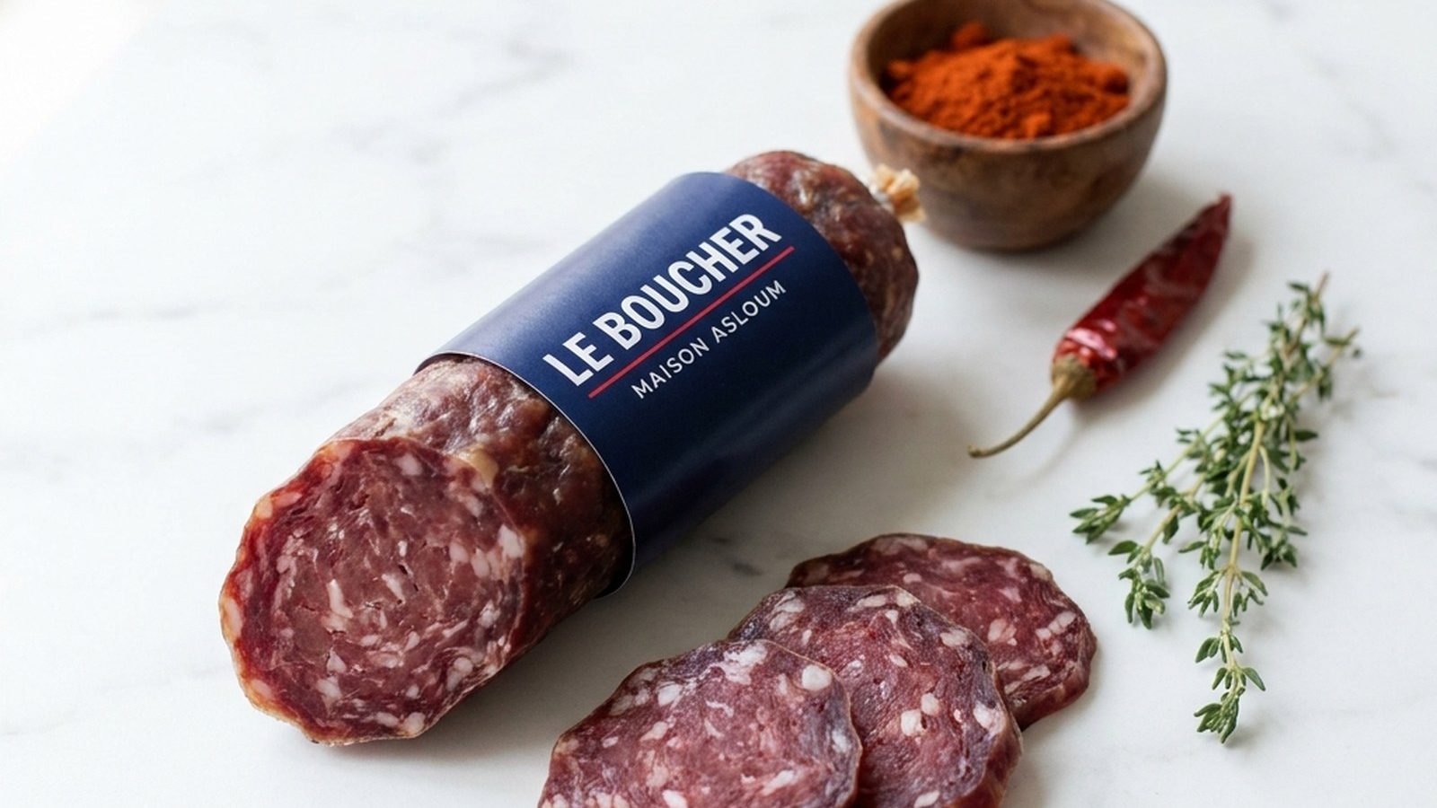Salade de boulgour aux herbes et saucisson sec halal à l’espagnol