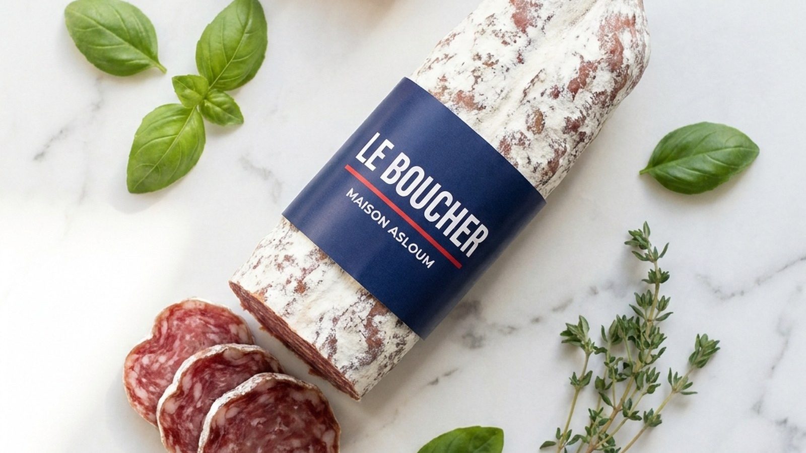 Salade de lentilles vertes au saucisson sec halal à l’italienne