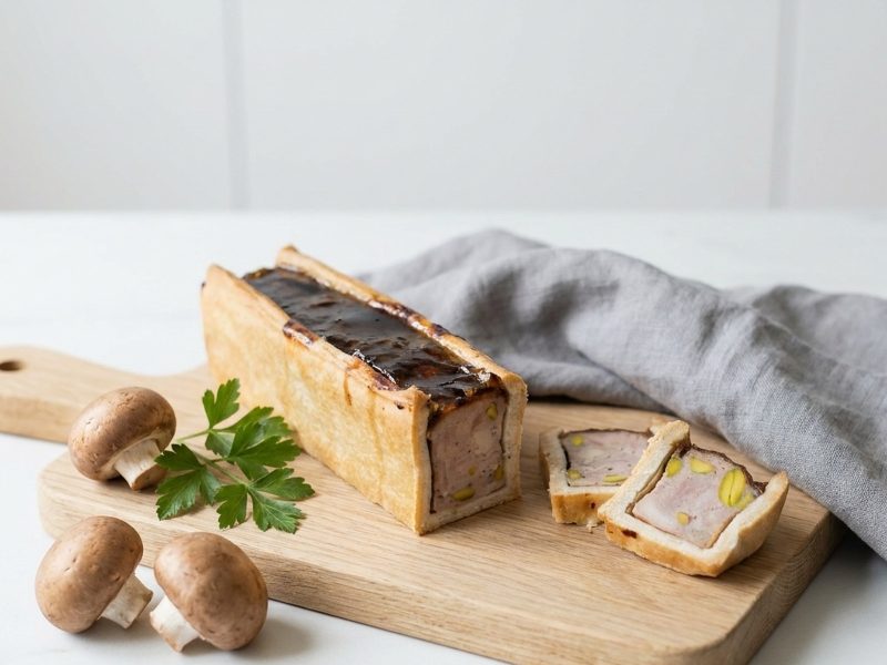 Pâté en croûte forestier, charcuterie halal