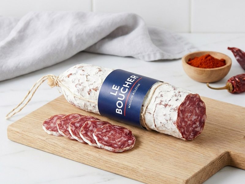 Saucisson sec à l’espagnol, charcuterie halal