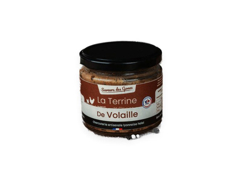 Terrine de volaille, servi sur du pain