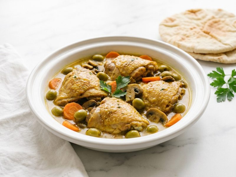 Tajine zitoune au poulet