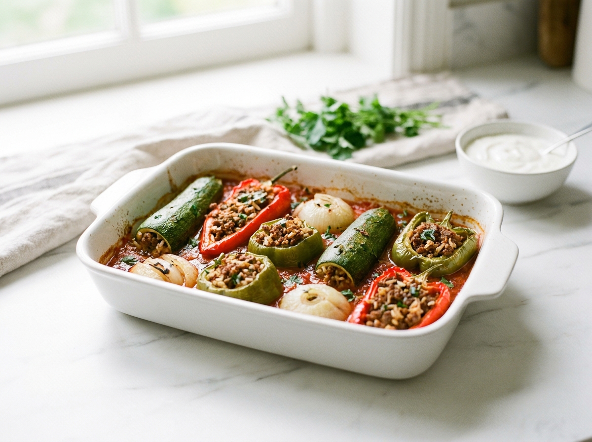 Dolma, légumes farcis à la viande
