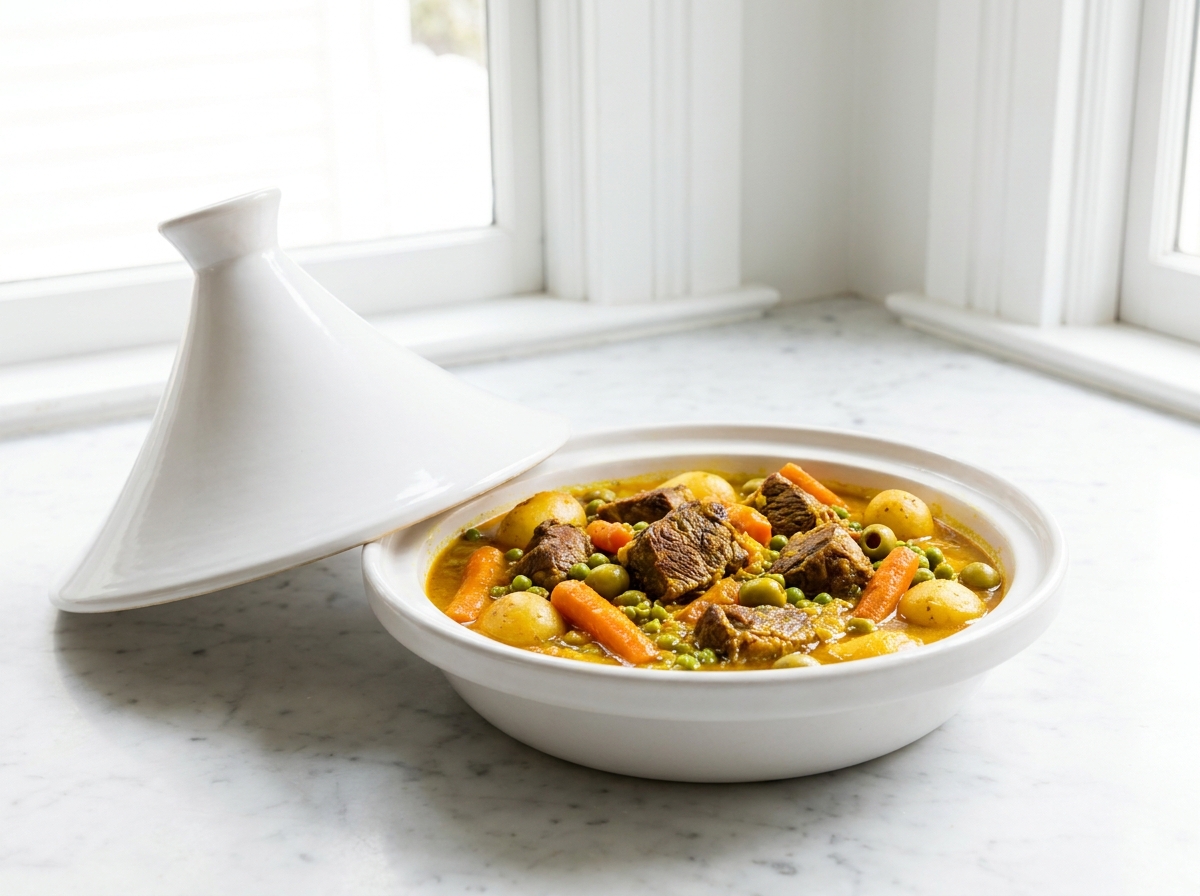 Tajine de veau aux légumes