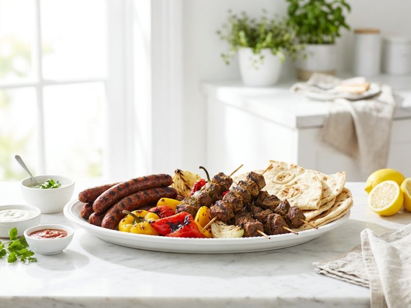 Grillade de l’Aïd, merguez et brochettes