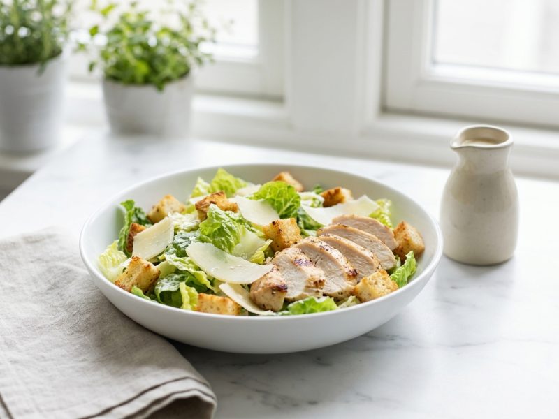 Salade de poulet grillé façon César
