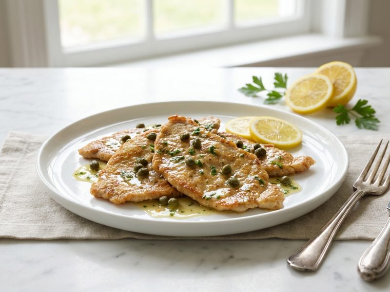 Piccata de veau au citron