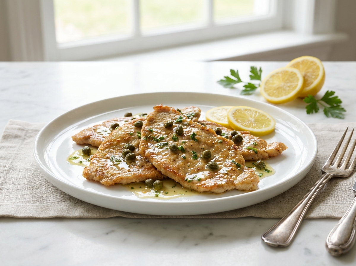 Piccata de veau au citron