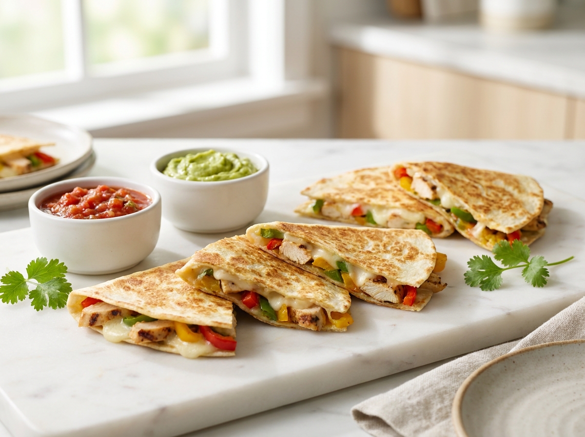 Quesadillas au poulet