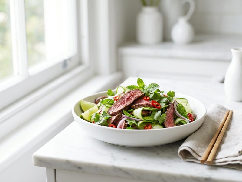Salade de bœuf à la thaïe