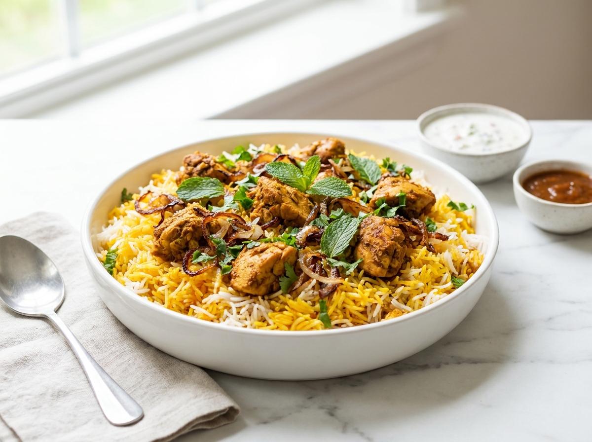 Biryani au poulet