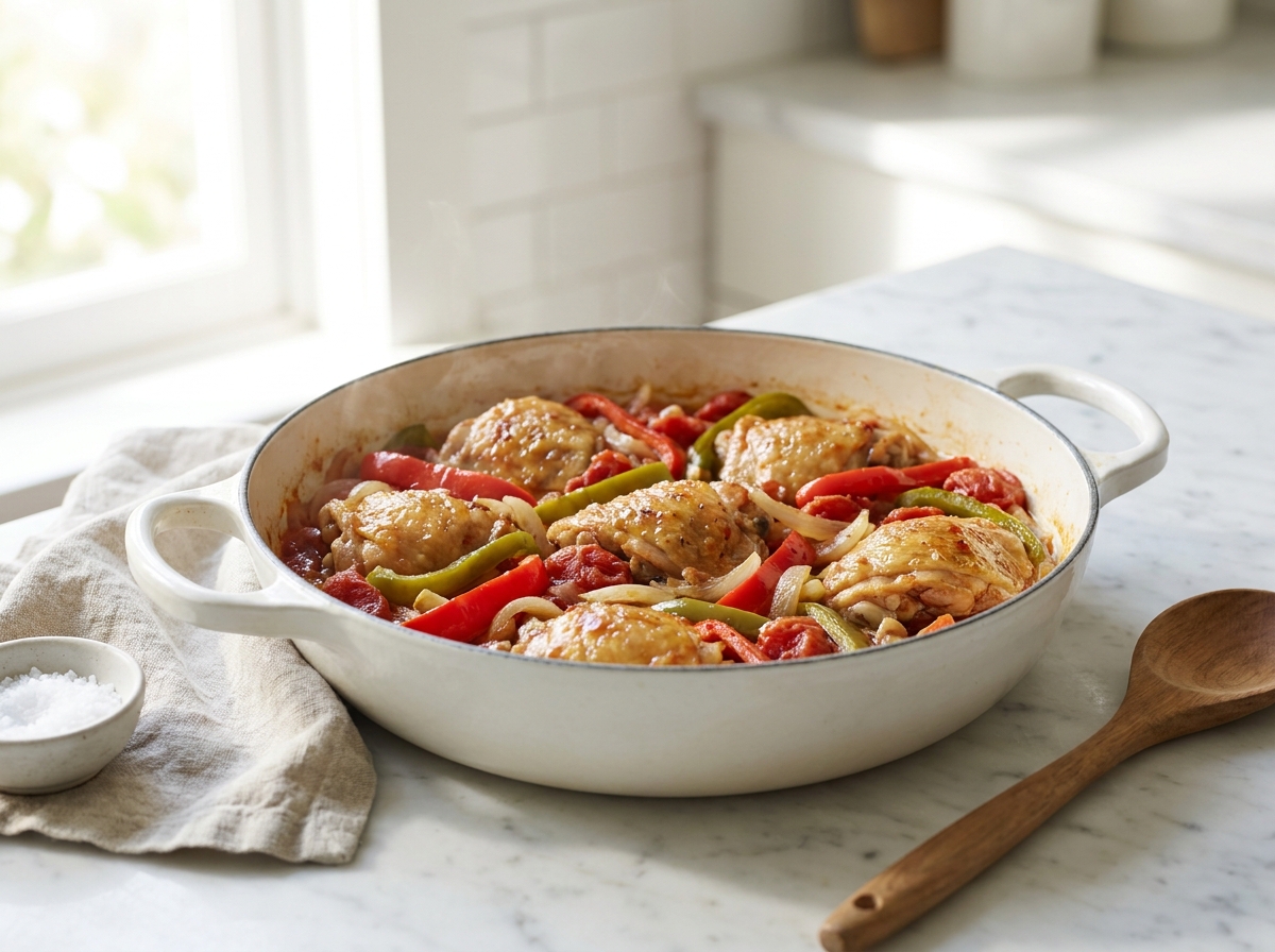 Poulet basquaise
