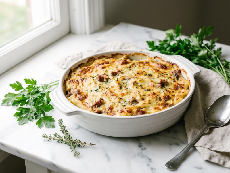 Hachis au reste de rôti de veau