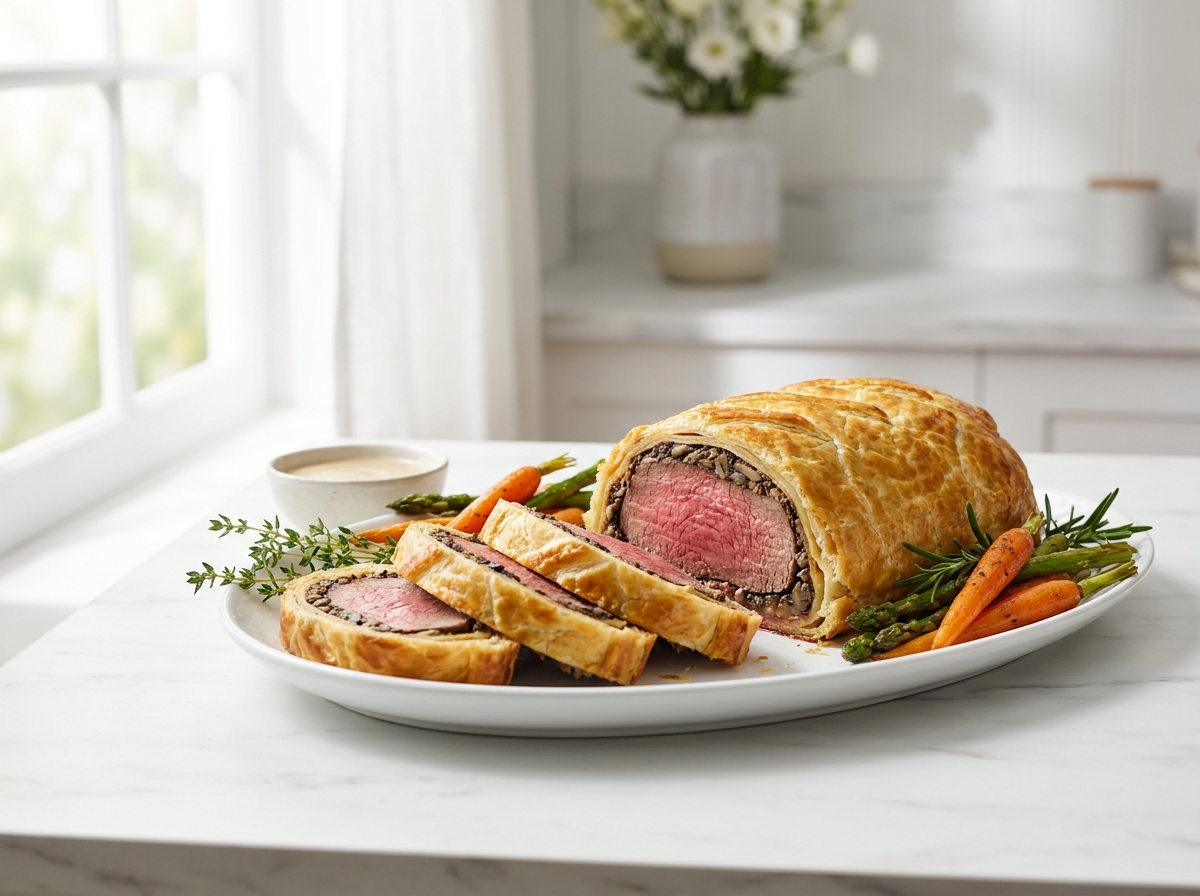 Bœuf Wellington sans jambon