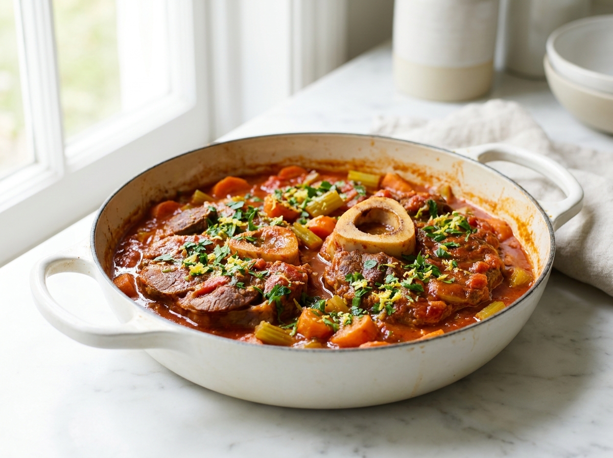 Jarret de veau façon osso buco