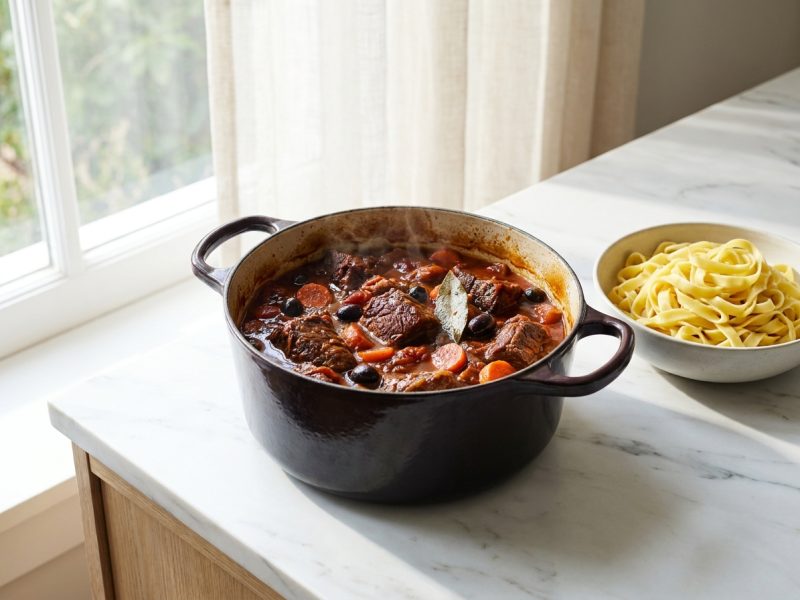 Daube provençale sans vin