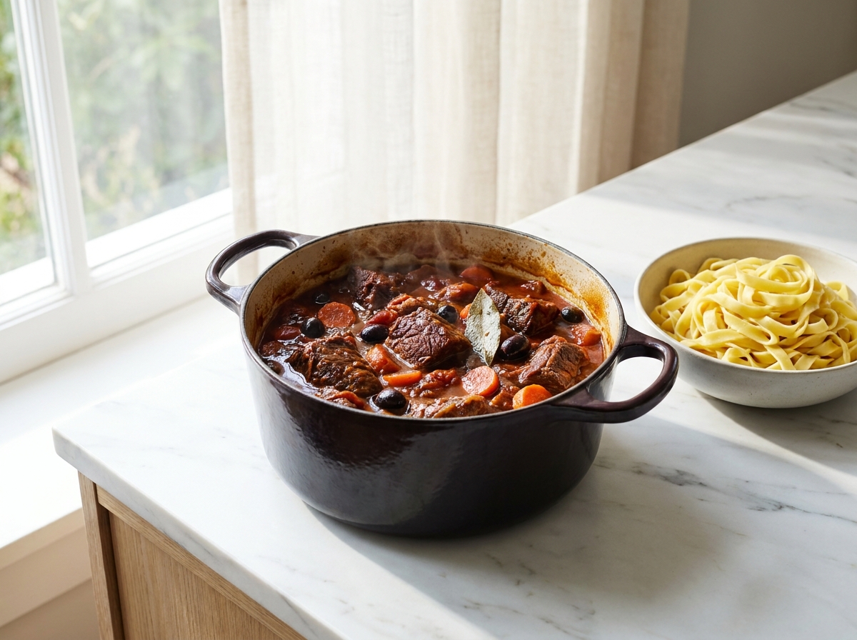 Daube provençale sans vin