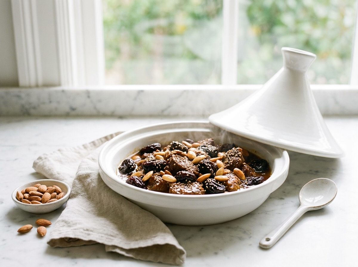 Tajine de bœuf aux pruneaux