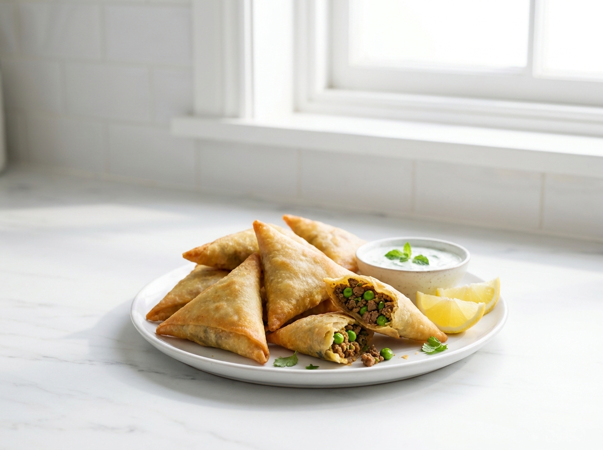 Samoussas à la kefta