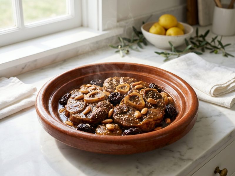 Tajine de veau aux pruneaux