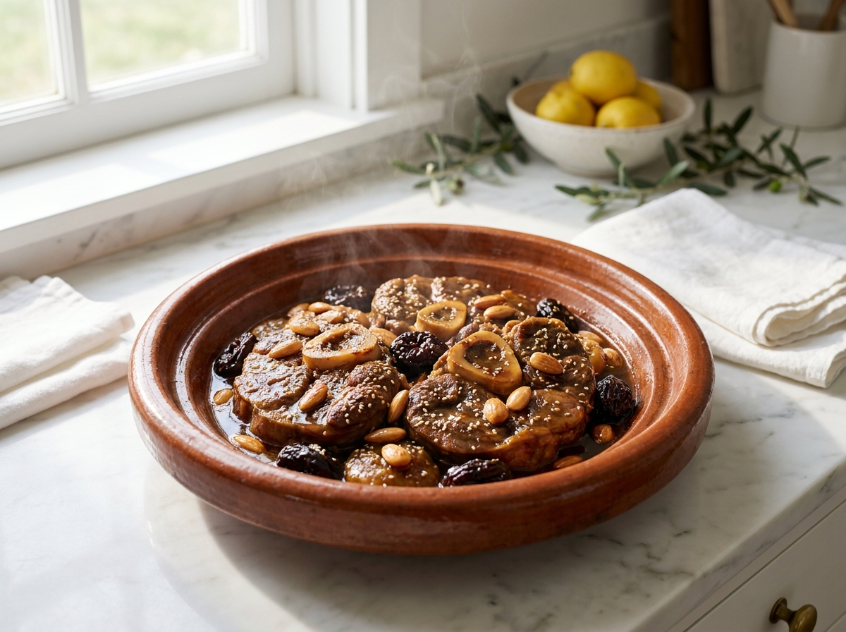 Tajine de veau aux pruneaux
