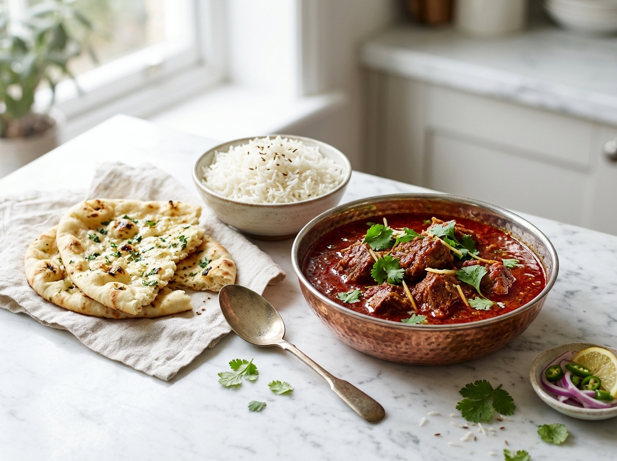 Rogan josh, curry d’agneau du Cachemire