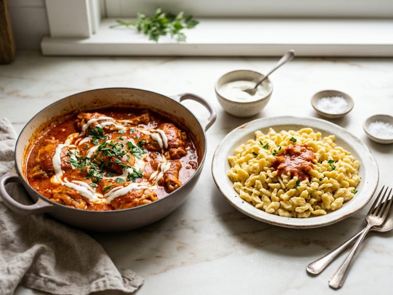 Poulet paprikash