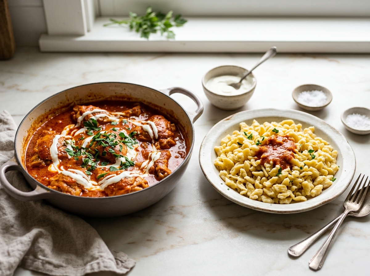 Poulet paprikash