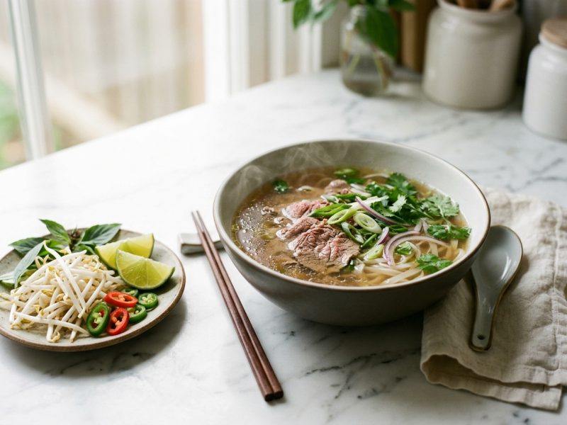 Pho au bœuf