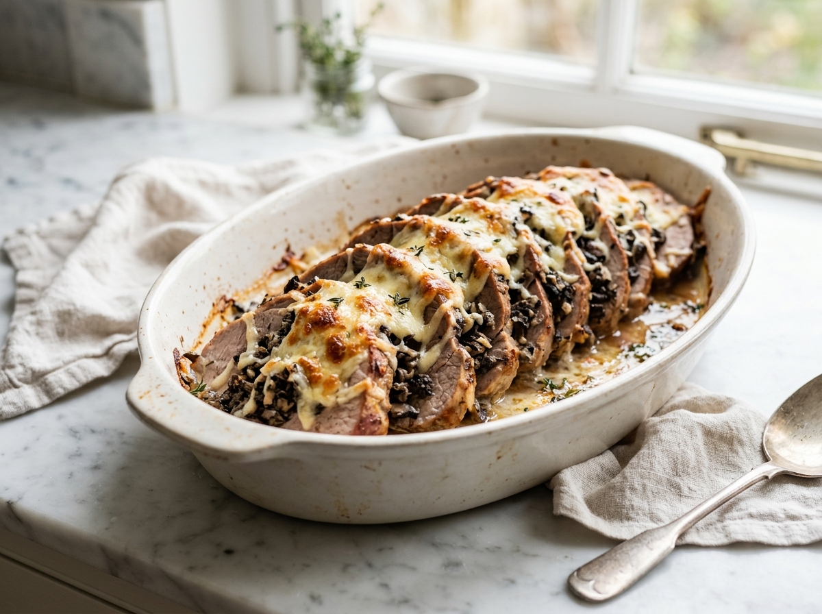 Rôti de veau Orloff, sans jambon