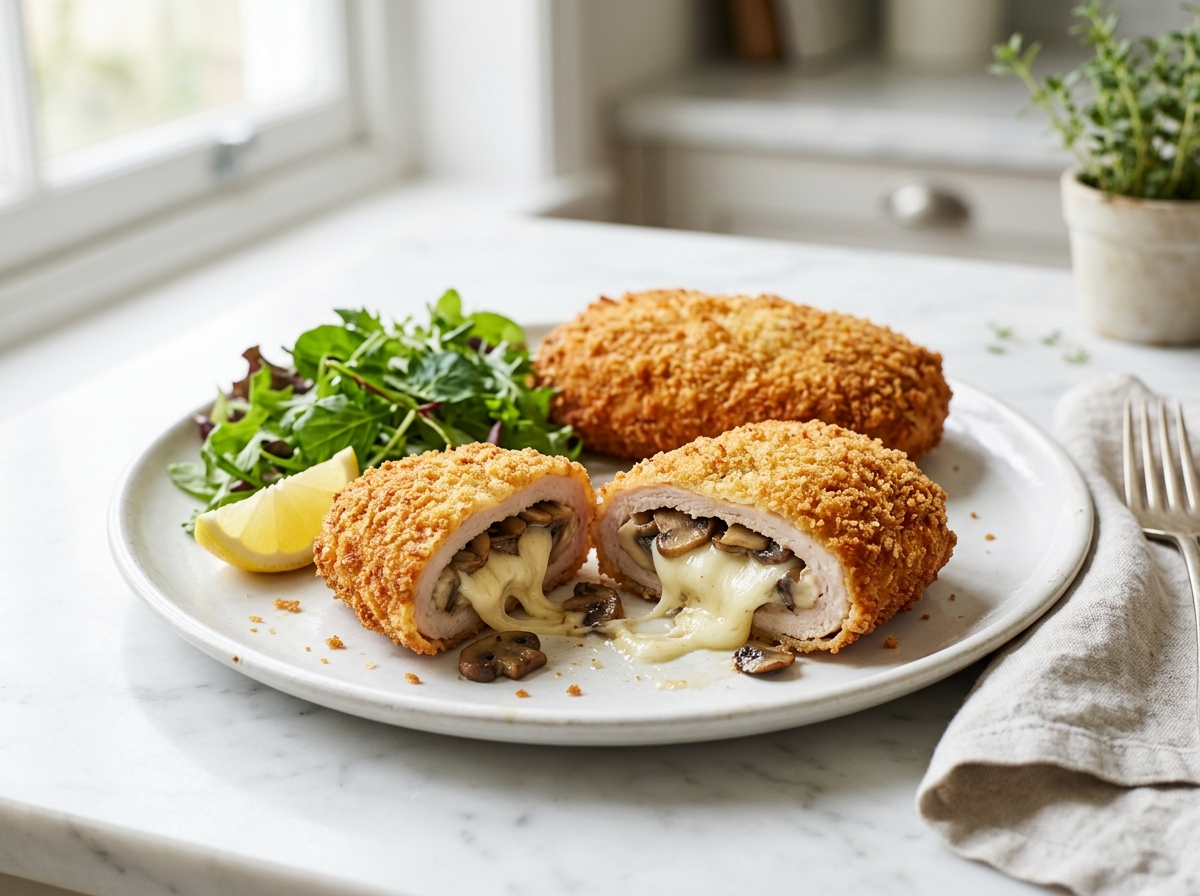 Cordon bleu de veau maison, sans jambon