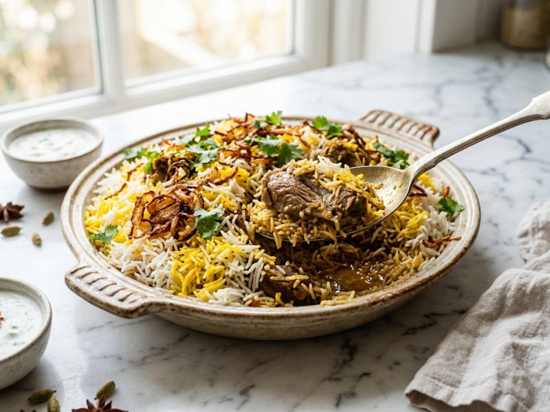 Biryani à l’agneau
