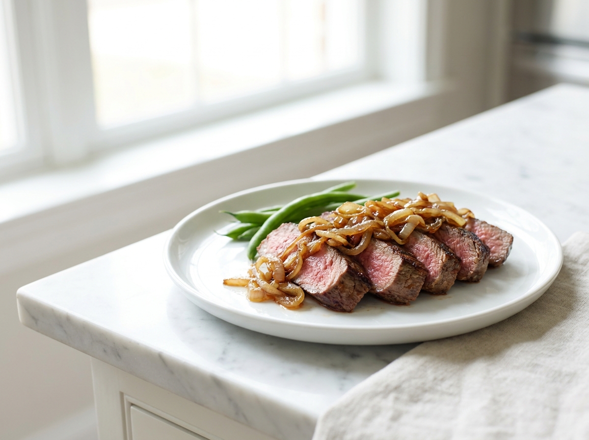 Bavette à l’échalote