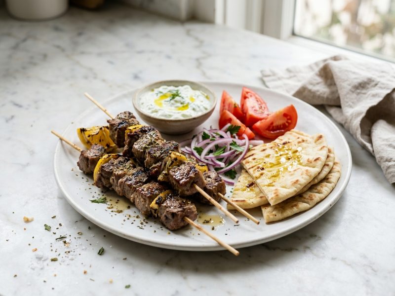 Souvlaki d’agneau