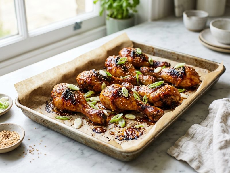 Poulet au miel et au gingembre