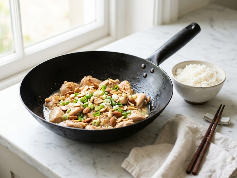Poulet aux amandes