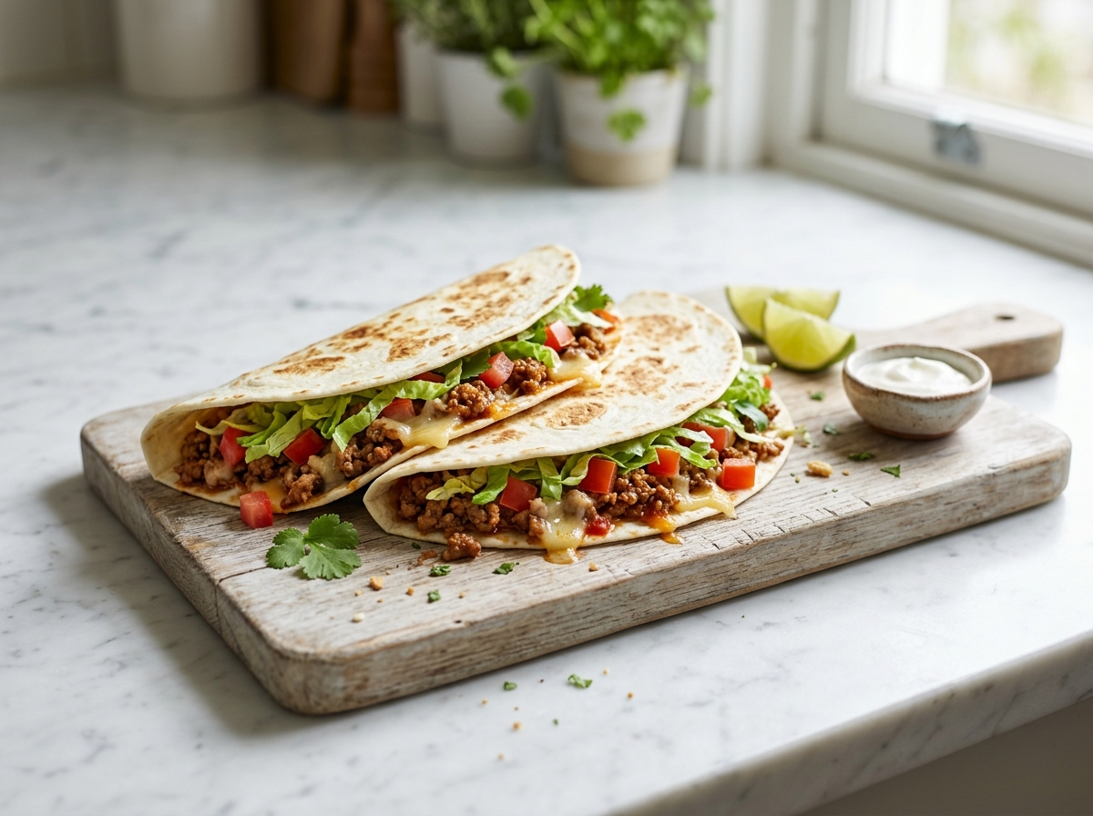 Tacos au reste de kefta
