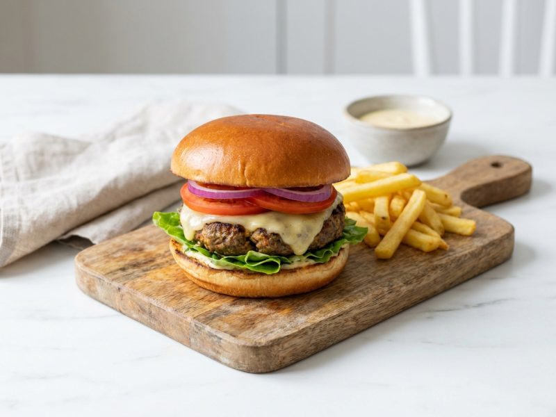 Burger au steak de kefta