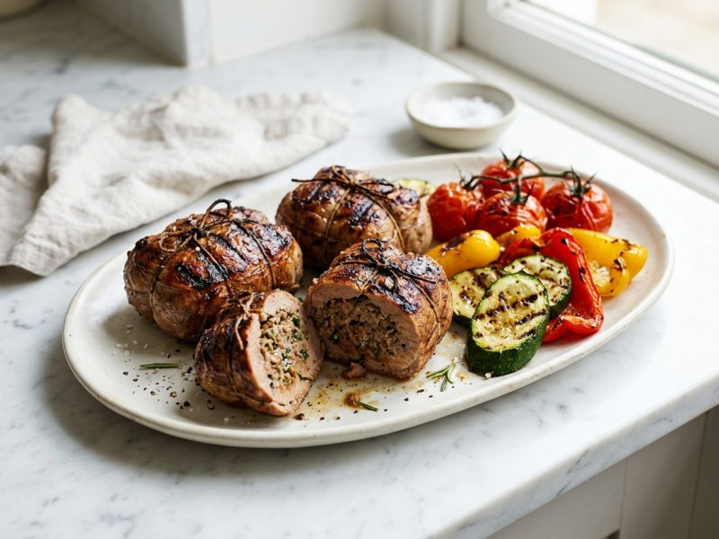 Paupiettes de veau au barbecue