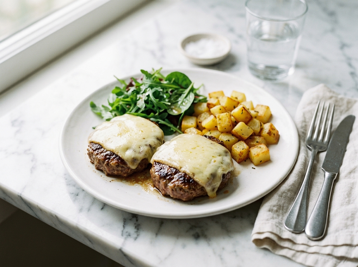 Pavés savoyard et pommes de terre sautées
