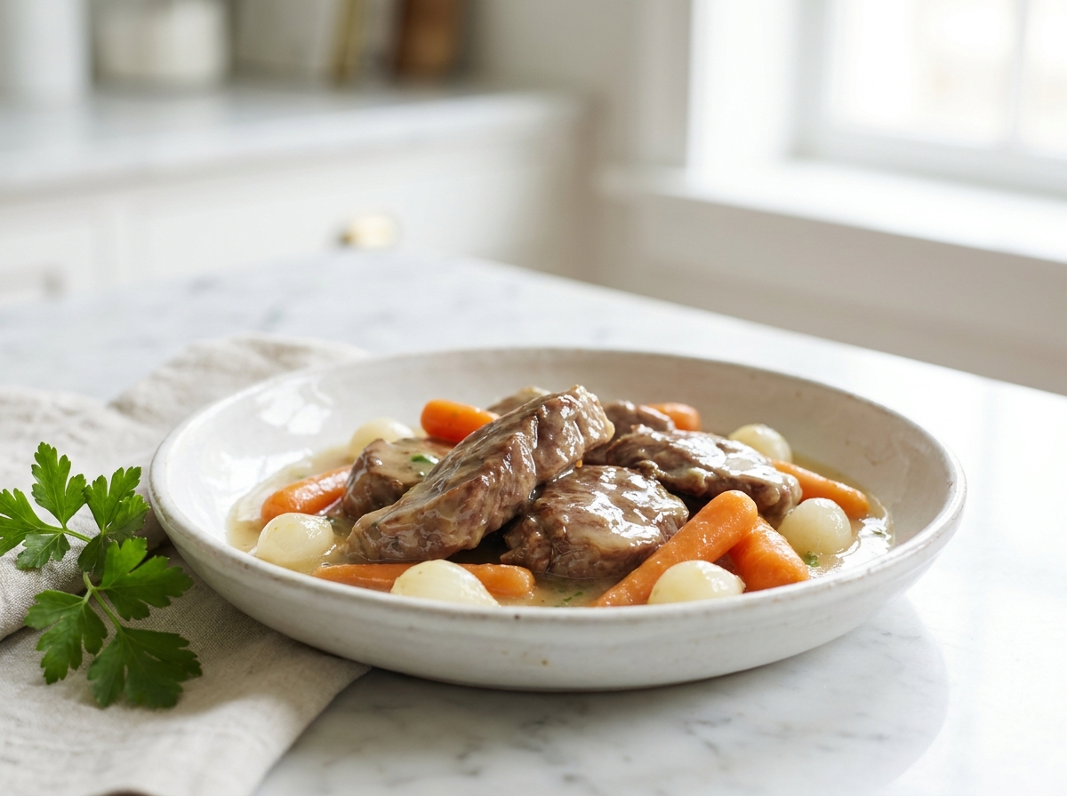 Tendrons de veau aux carottes