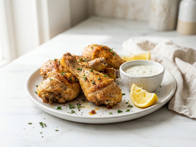 Pilons de poulet croustillants au four